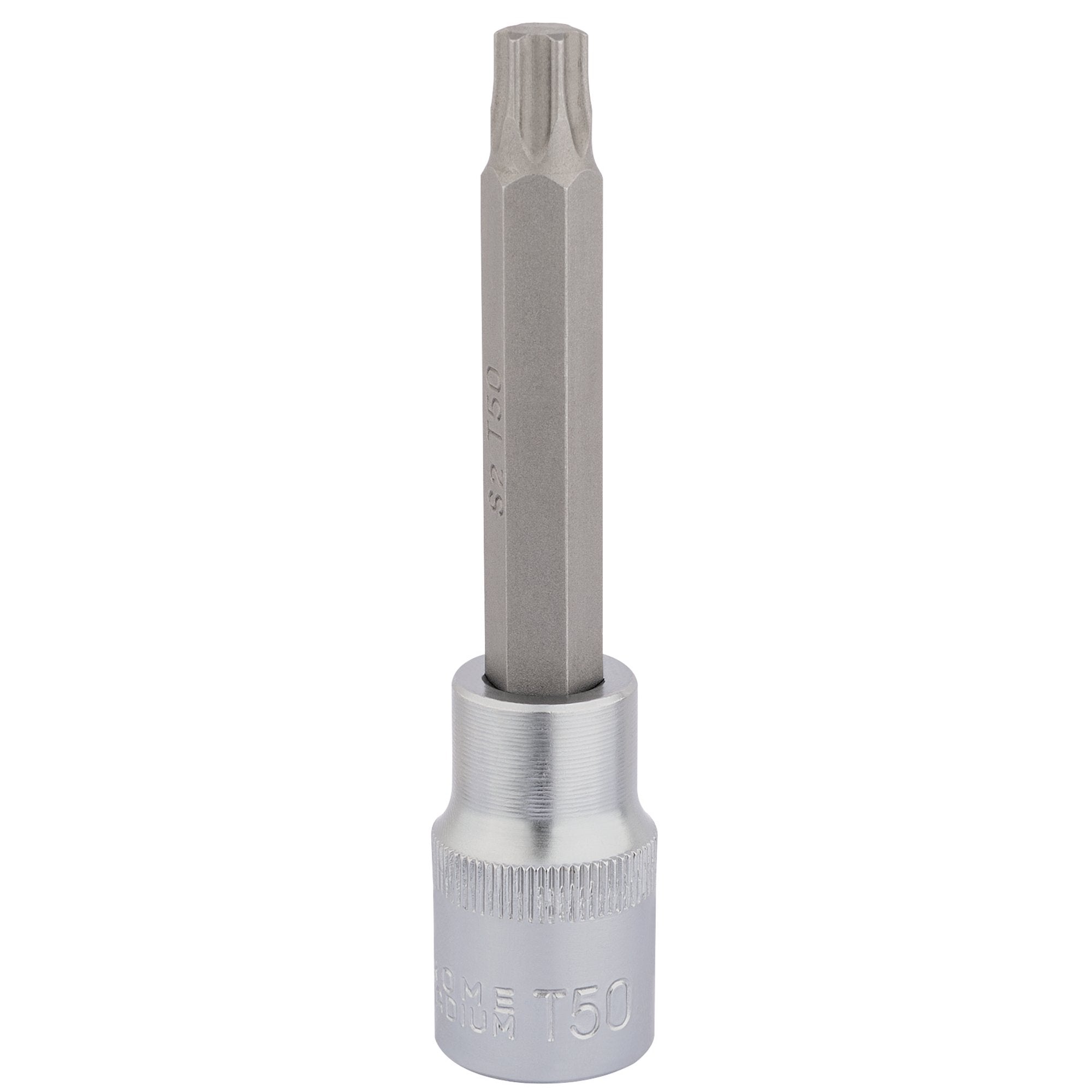 Draper-TX-STAR®-Socket-Bit,-1/2"-Sq.-Dr.,-T50-x-100mm